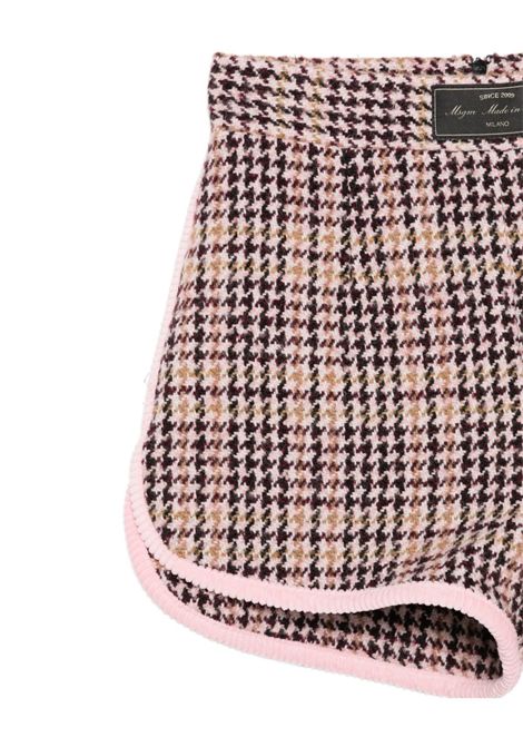 Shorts con fantasia pied de poule MSGM KIDS | F5MSJGSH140MS034
